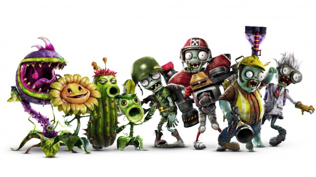 plants vs zombies garden warfare 1 and 2 images